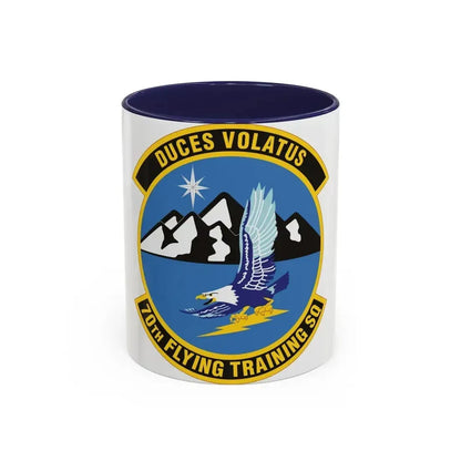 70th Flying Training Squadron (U.S. Air Force) Accent Coffee Mug 11oz Navy - Go Mug Yourself