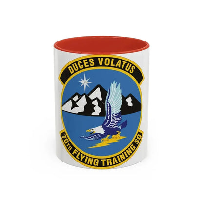 70th Flying Training Squadron (U.S. Air Force) Accent Coffee Mug 11oz Red - Go Mug Yourself