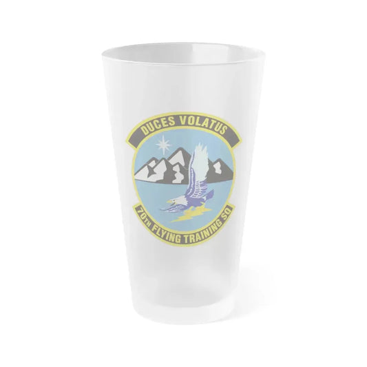 70th Flying Training Squadron (U.S. Air Force) Frosted Pint Glass 16oz 16oz Frosted - Go Mug Yourself