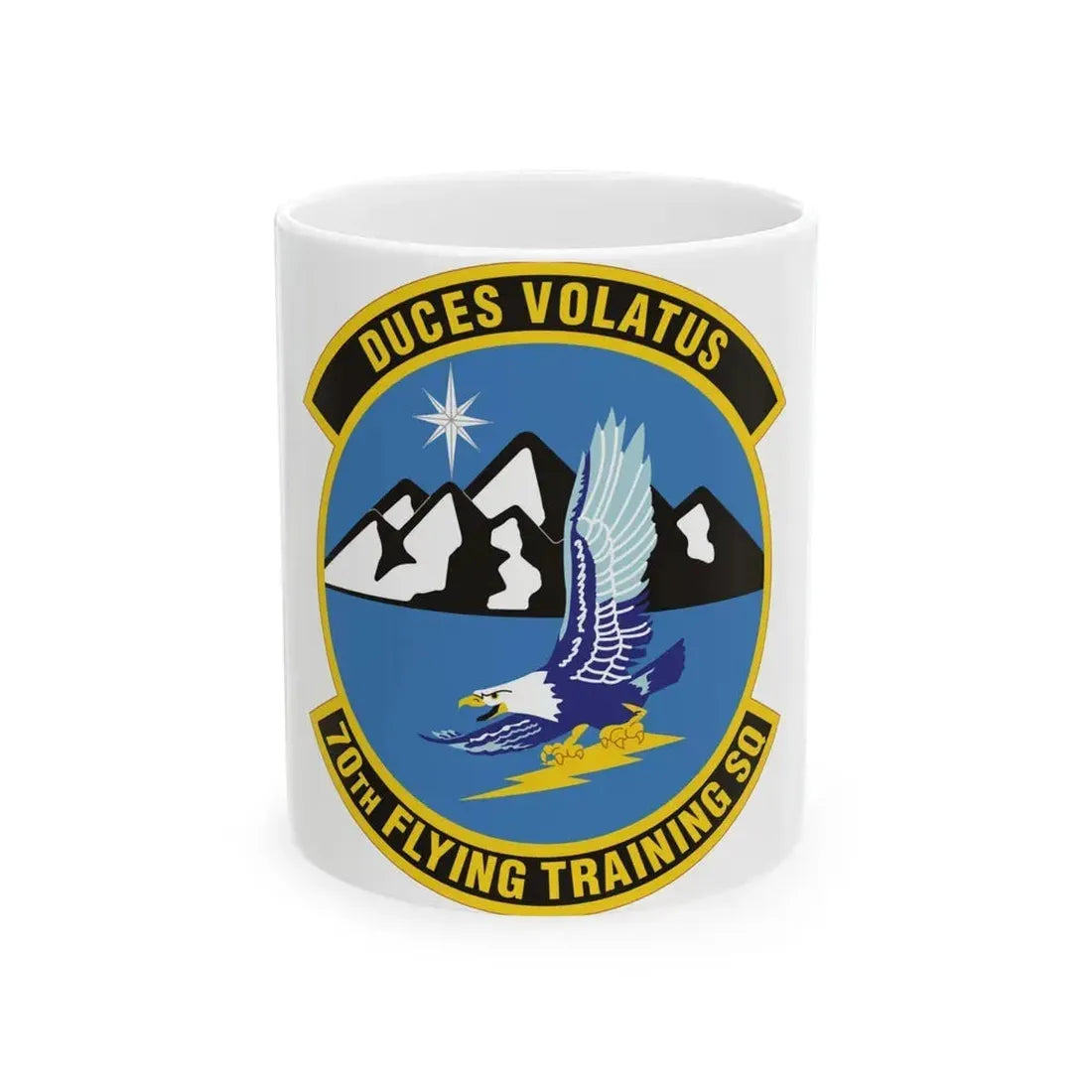 70th Flying Training Squadron (U.S. Air Force) White Coffee Mug 11oz - Go Mug Yourself