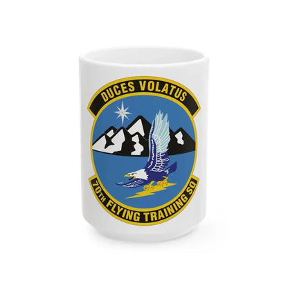 70th Flying Training Squadron (U.S. Air Force) White Coffee Mug 15oz - Go Mug Yourself
