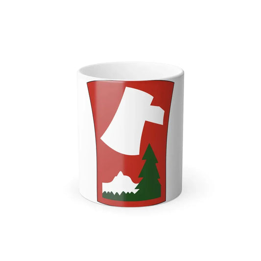 70th Infantry Division patch (U.S. Army) Color Changing Coffee Mug 11oz - Go Mug Yourself