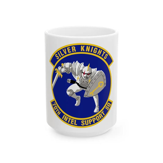 70th Intelligence Support Squadron (U.S. Air Force) White Coffee Mug-15oz-Go Mug Yourself