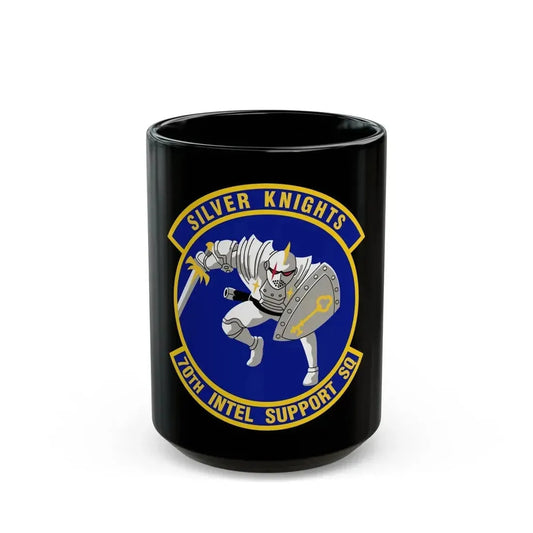 70th Intelligence Support Squadron (U.S. Air Force) Black Coffee Mug 15oz - Go Mug Yourself