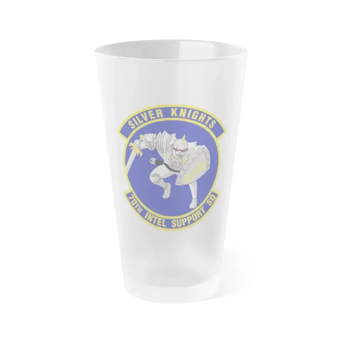 70th Intelligence Support Squadron (U.S. Air Force) Frosted Pint Glass 16oz 16oz Frosted - Go Mug Yourself