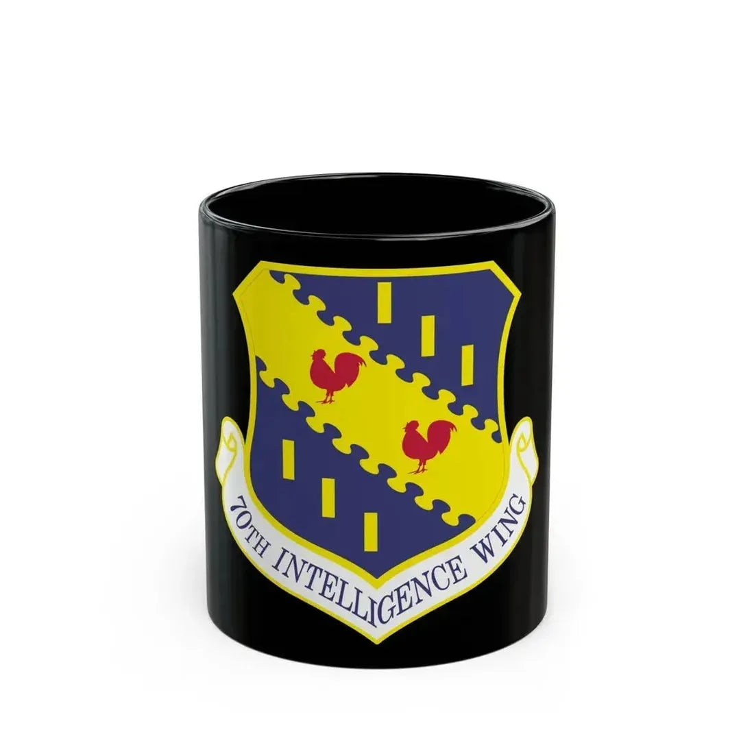 70th Intelligence Wing (U.S. Air Force) Black Coffee Mug 11oz - Go Mug Yourself