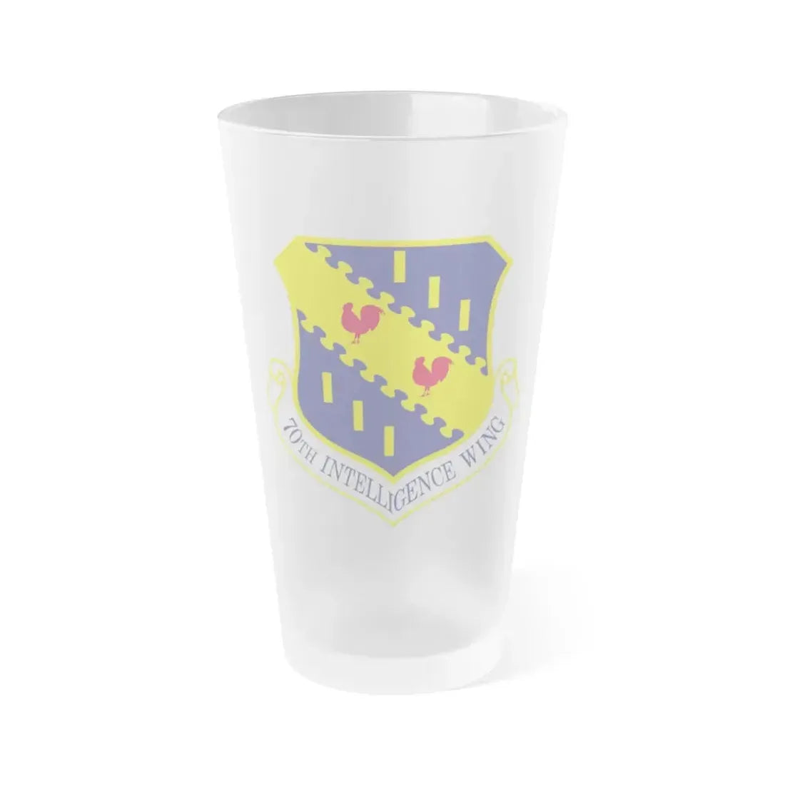 70th Intelligence Wing (U.S. Air Force) Frosted Pint Glass 16oz Default Title - Go Mug Yourself