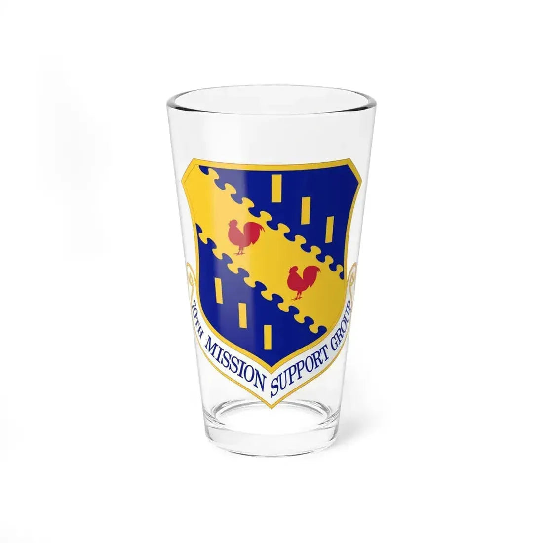 70th Mission Support Group (U.S. Air Force) Pint Glass 16oz - Go Mug Yourself