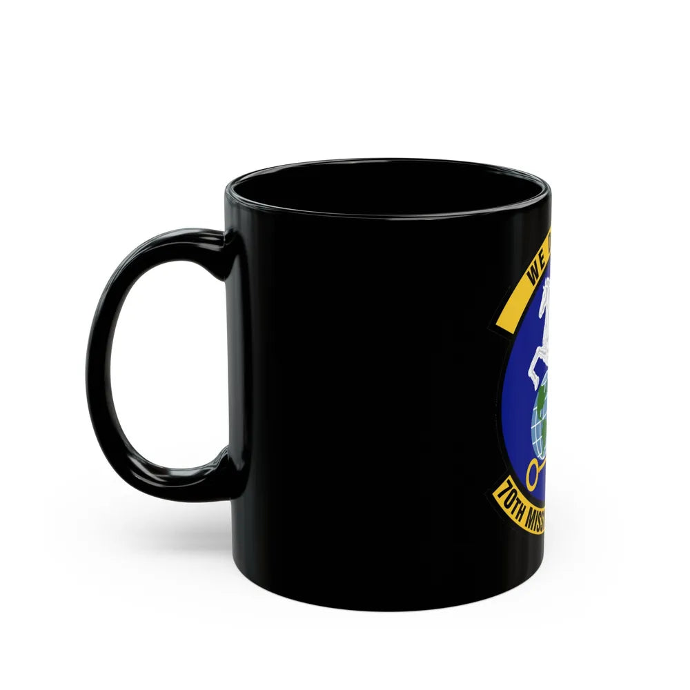 70th Mission Support Squadron (U.S. Air Force) Black Coffee Mug-Go Mug Yourself