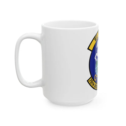 70th Mission Support Squadron (U.S. Air Force) White Coffee Mug-Go Mug Yourself