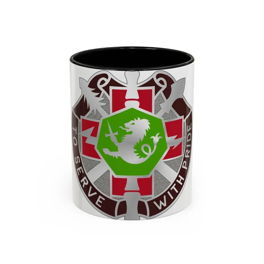 71 Evacuation Hospital (U.S. Army) Accent Coffee Mug 11oz Black - Go Mug Yourself