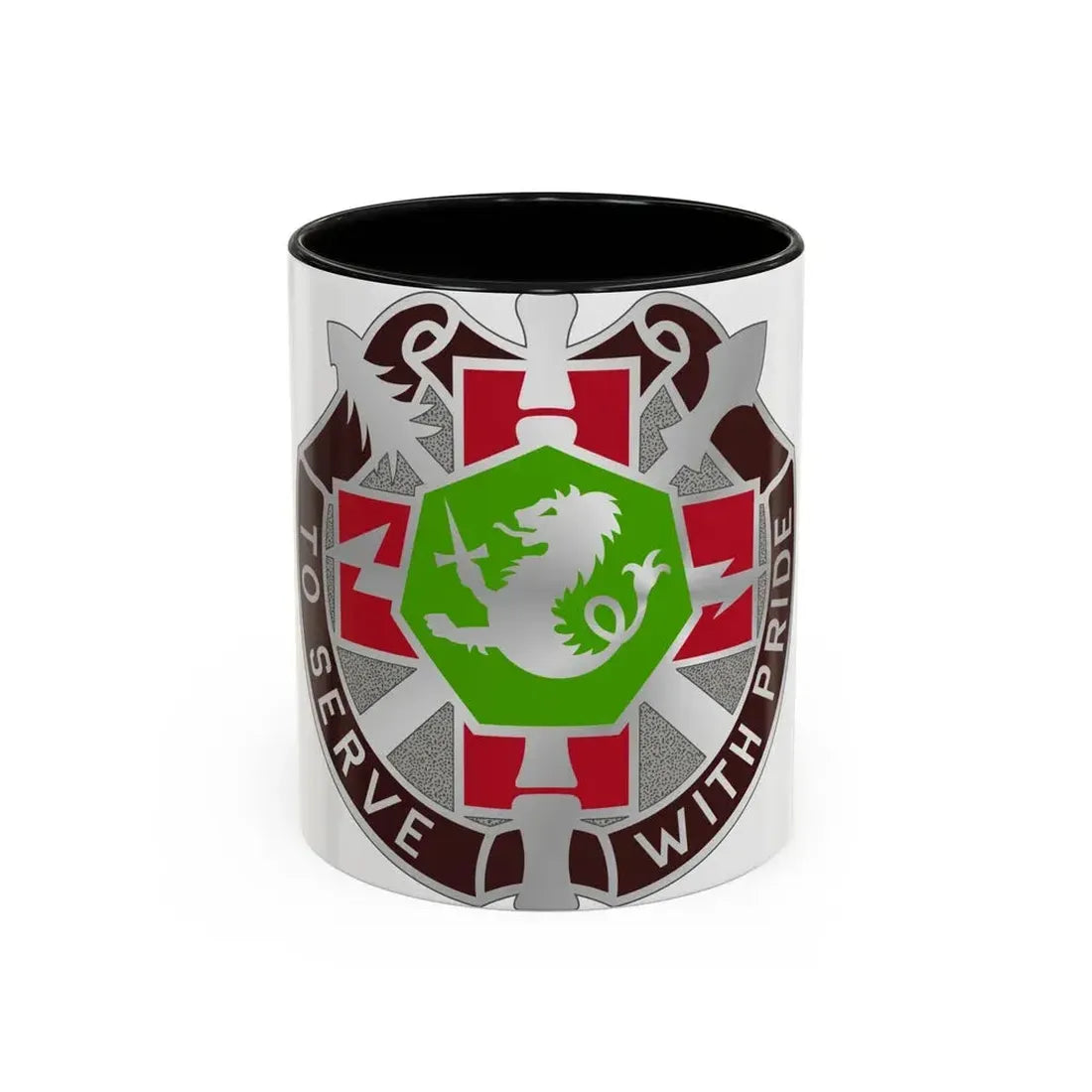 71 Evacuation Hospital (U.S. Army) Accent Coffee Mug 11oz Black - Go Mug Yourself