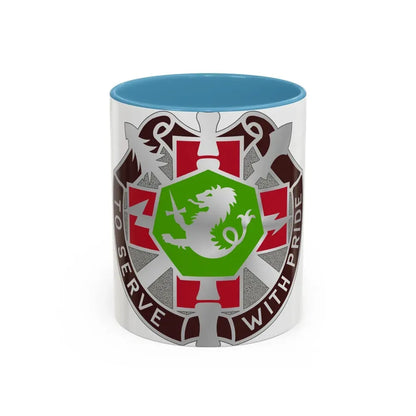 71 Evacuation Hospital (U.S. Army) Accent Coffee Mug 11oz Light Blue - Go Mug Yourself