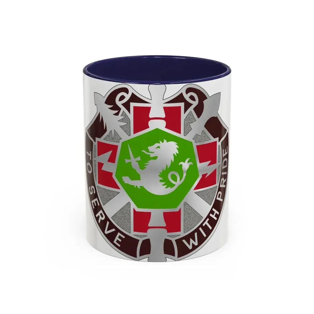 71 Evacuation Hospital (U.S. Army) Accent Coffee Mug 11oz Navy - Go Mug Yourself