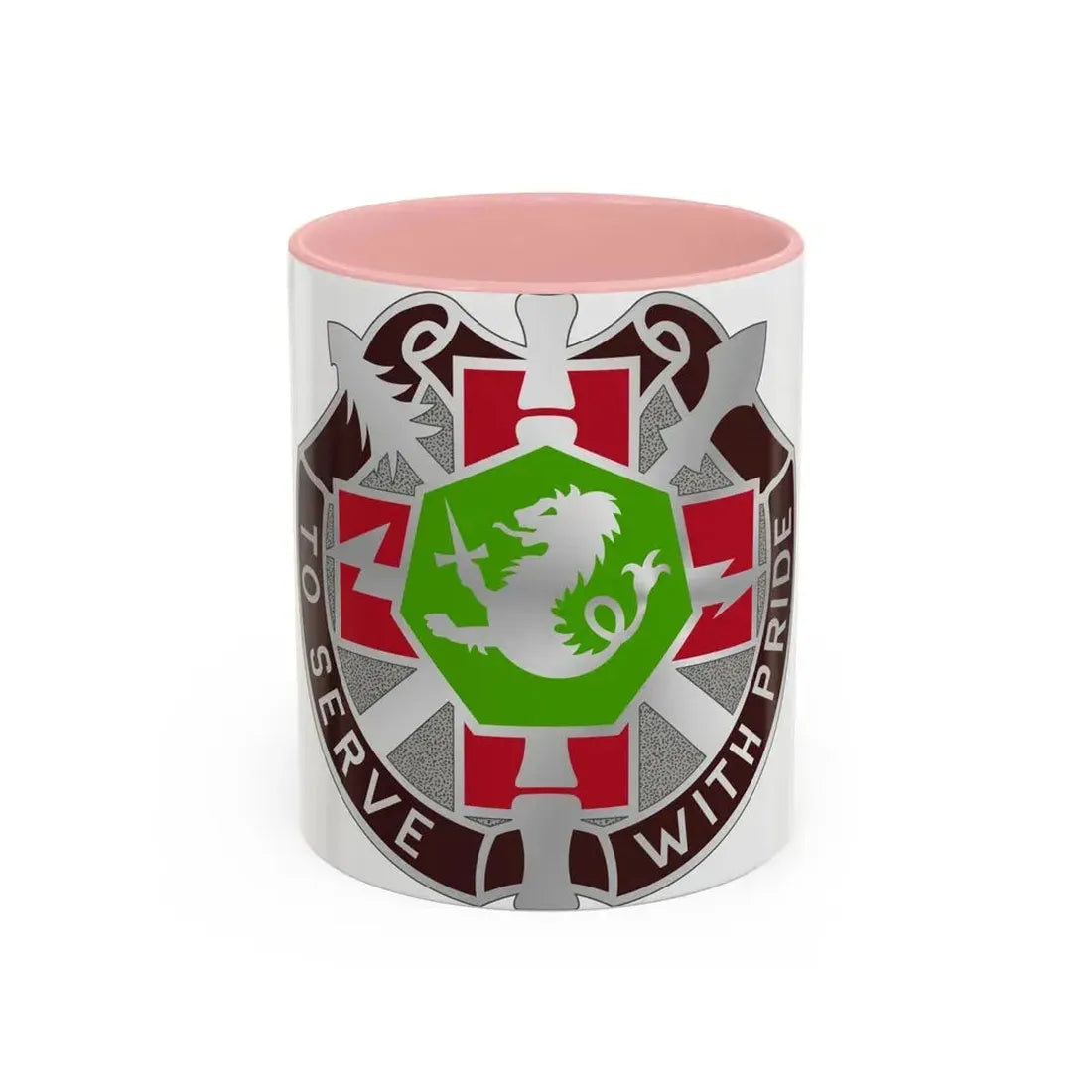 71 Evacuation Hospital (U.S. Army) Accent Coffee Mug 11oz Pink - Go Mug Yourself