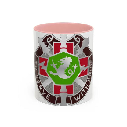 71 Evacuation Hospital (U.S. Army) Accent Coffee Mug 11oz Pink - Go Mug Yourself