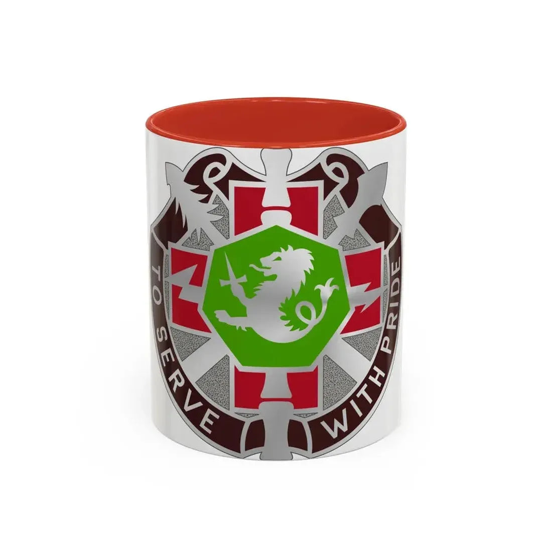 71 Evacuation Hospital (U.S. Army) Accent Coffee Mug 11oz Red - Go Mug Yourself