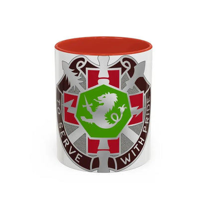 71 Evacuation Hospital (U.S. Army) Accent Coffee Mug 11oz Red - Go Mug Yourself