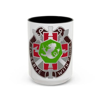 71 Evacuation Hospital (U.S. Army) Accent Coffee Mug 15oz Black - Go Mug Yourself