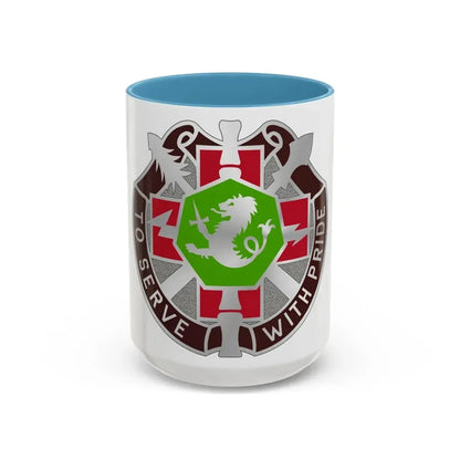 71 Evacuation Hospital (U.S. Army) Accent Coffee Mug 15oz Light Blue - Go Mug Yourself