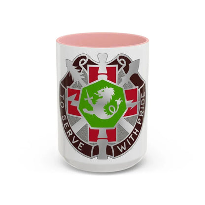 71 Evacuation Hospital (U.S. Army) Accent Coffee Mug 15oz Pink - Go Mug Yourself