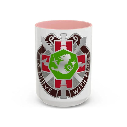 71 Evacuation Hospital (U.S. Army) Accent Coffee Mug 15oz Pink - Go Mug Yourself
