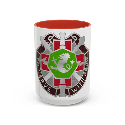 71 Evacuation Hospital (U.S. Army) Accent Coffee Mug 15oz Red - Go Mug Yourself