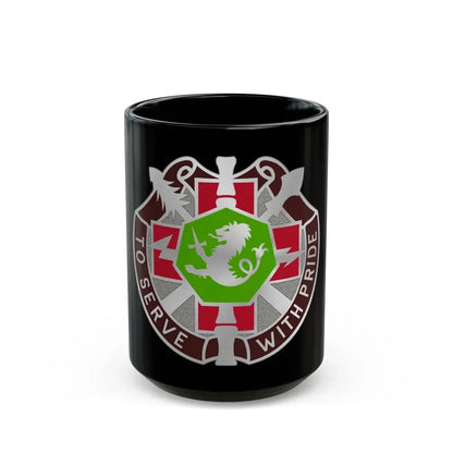 71 Evacuation Hospital (U.S. Army) Black Coffee Mug 15oz - Go Mug Yourself