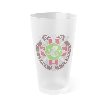 71 Evacuation Hospital (U.S. Army) Frosted Pint Glass 16oz Default Title - Go Mug Yourself