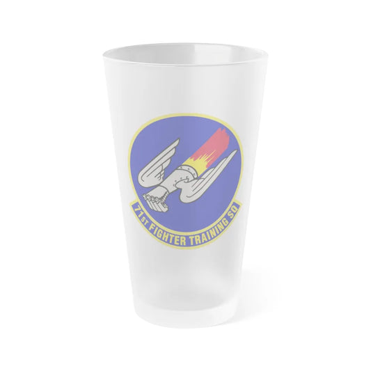 71 Fighter Training Squadron ACC (U.S. Air Force) Frosted Pint Glass 16oz-16oz-Frosted-Go Mug Yourself