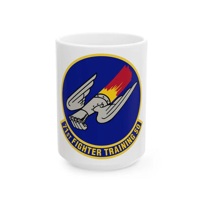 71 Fighter Training Squadron ACC (U.S. Air Force) White Coffee Mug-15oz-Go Mug Yourself