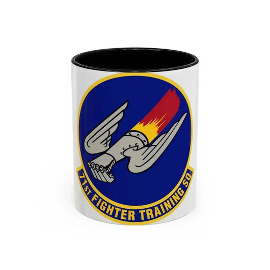 71 Fighter Training Squadron ACC (U.S. Air Force) Accent Coffee Mug 11oz Black - Go Mug Yourself