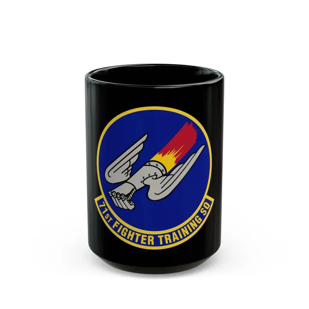 71 Fighter Training Squadron ACC (U.S. Air Force) Black Coffee Mug 15oz - Go Mug Yourself