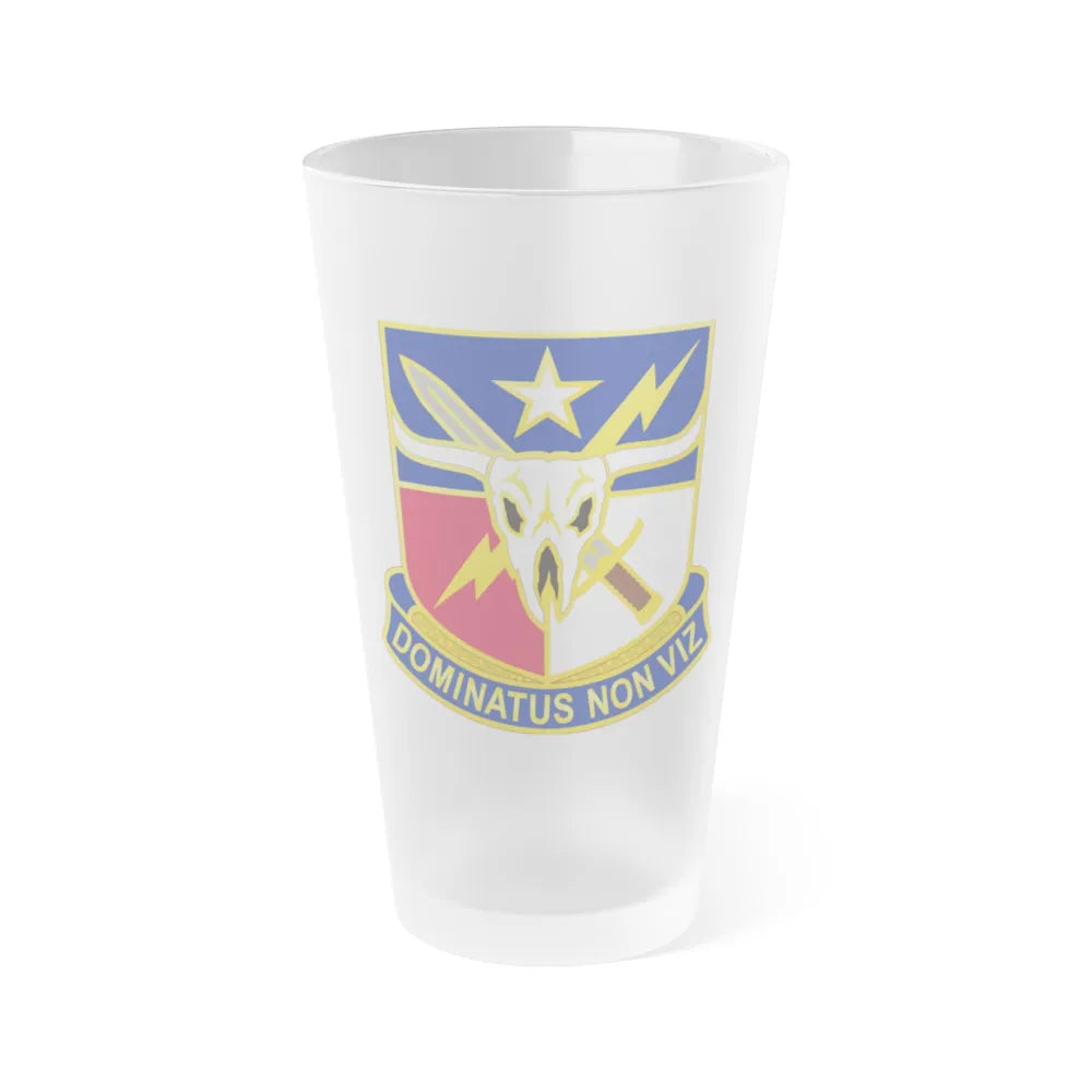 71 Information Operations Group (U.S. Army) Frosted Pint Glass 16oz-Go Mug Yourself