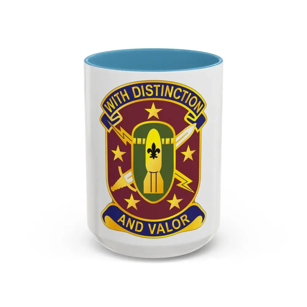 71 Ordnance Group 2 (U.S. Army) Accent Coffee Mug 15oz Light Blue - Go Mug Yourself