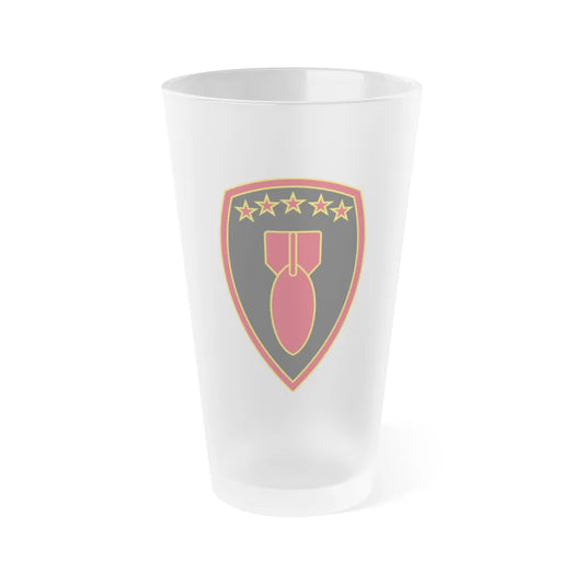 71 Ordnance Group 3 (U.S. Army) Frosted Pint Glass 16oz-Go Mug Yourself