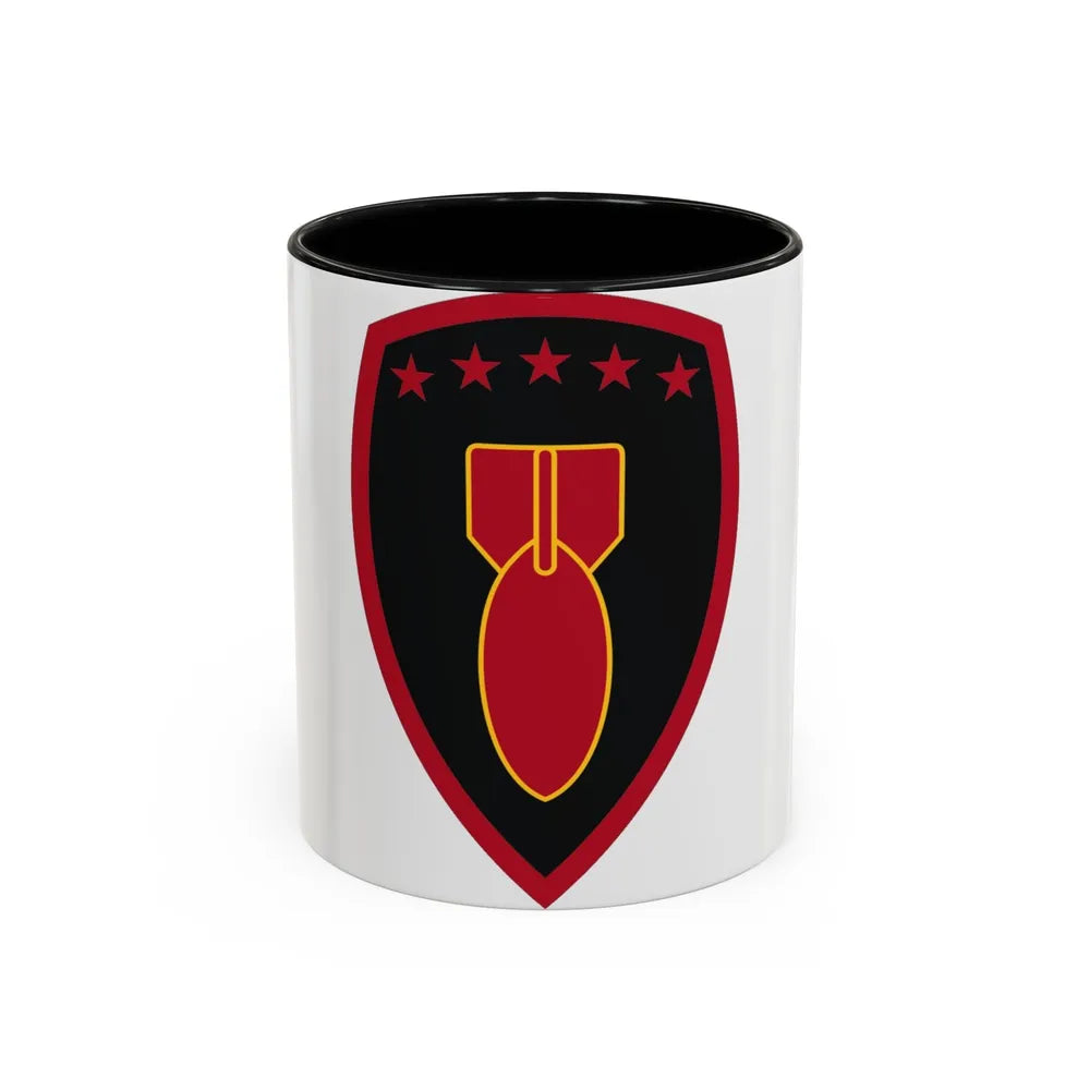 71 Ordnance Group (U.S. Army) Accent Coffee Mug-11oz-Black-Go Mug Yourself