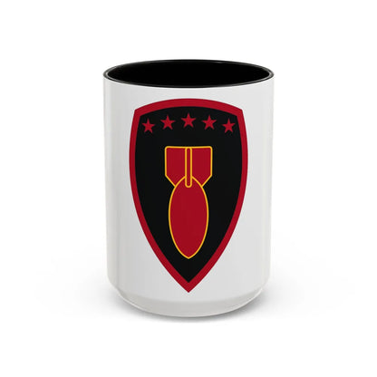 71 Ordnance Group (U.S. Army) Accent Coffee Mug-15oz-Black-Go Mug Yourself