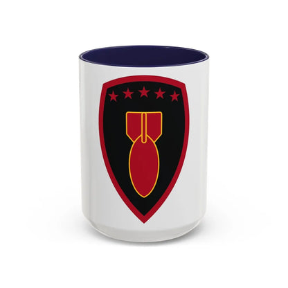 71 Ordnance Group (U.S. Army) Accent Coffee Mug-15oz-Navy-Go Mug Yourself