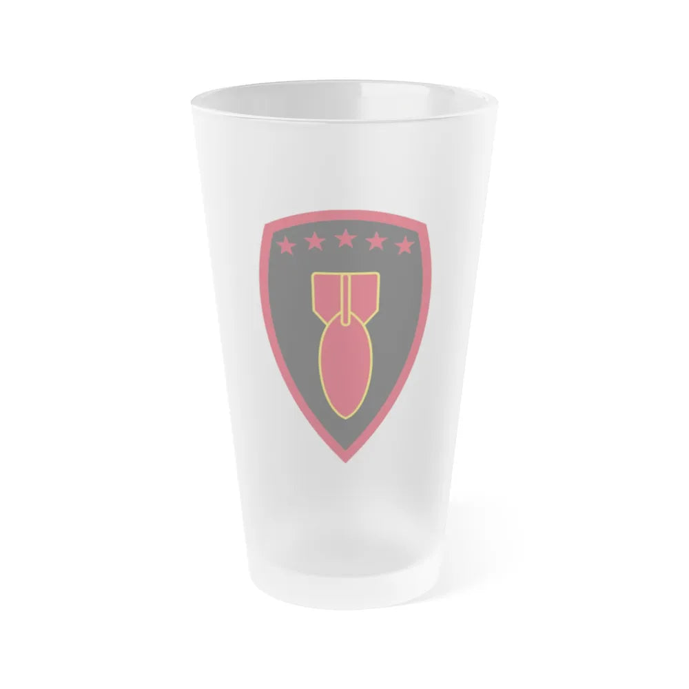 71 Ordnance Group (U.S. Army) Frosted Pint Glass 16oz-Go Mug Yourself