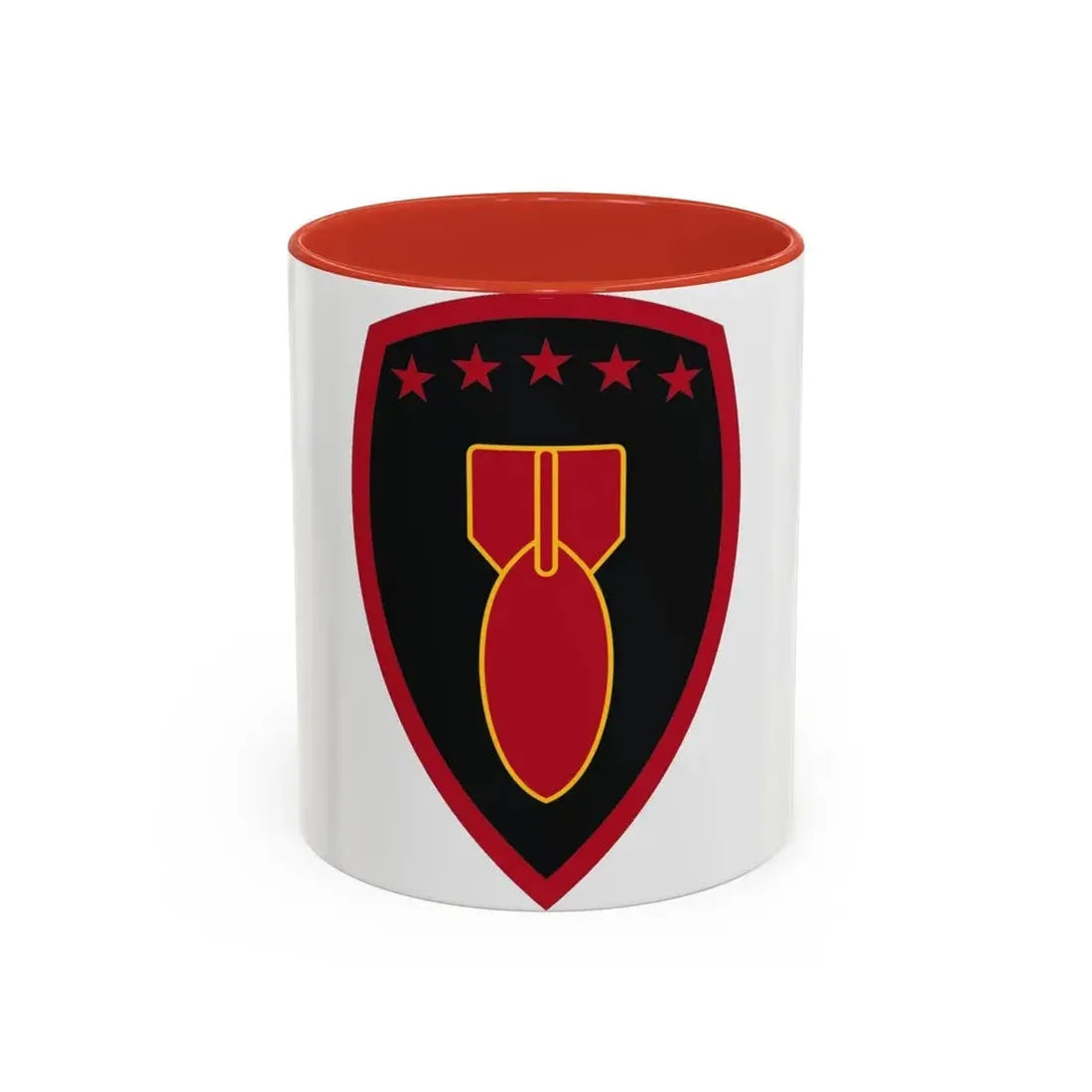 71 Ordnance Group (U.S. Army) Accent Coffee Mug 11oz Red - Go Mug Yourself