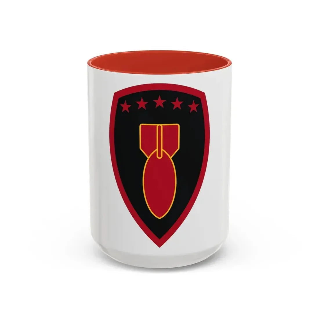 71 Ordnance Group (U.S. Army) Accent Coffee Mug 15oz Red - Go Mug Yourself