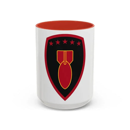 71 Ordnance Group (U.S. Army) Accent Coffee Mug 15oz Red - Go Mug Yourself