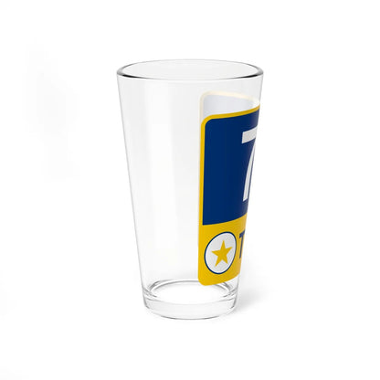 71 Toll Lane free (Texas) (Road Sign) Pint Glass 16oz - Go Mug Yourself