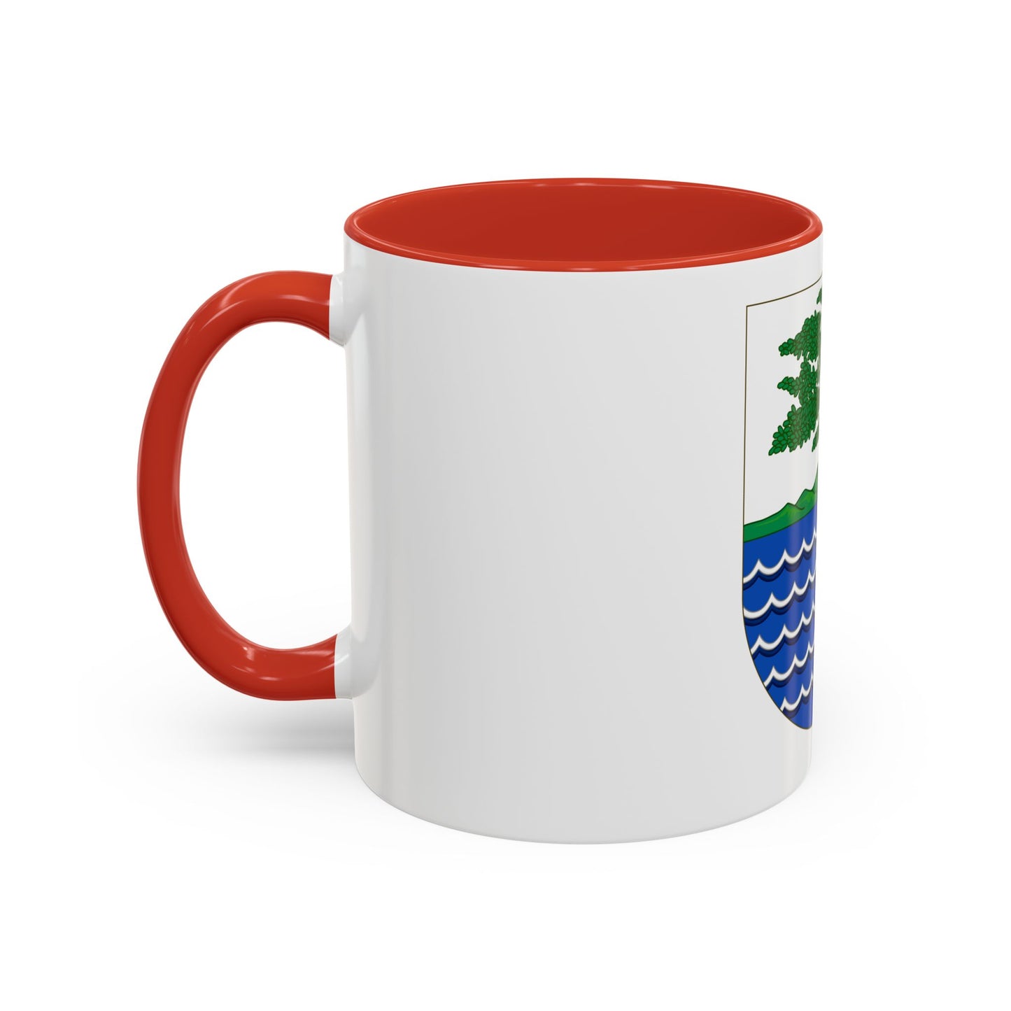Coat of Arms of the Portuguese and Spanish Guinea - Accent Coffee Mug