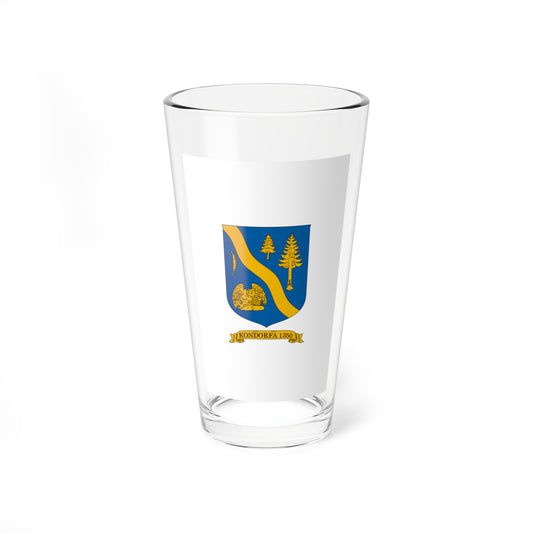 Flag of Kondorfa (Hungary) Pint Glass 16oz