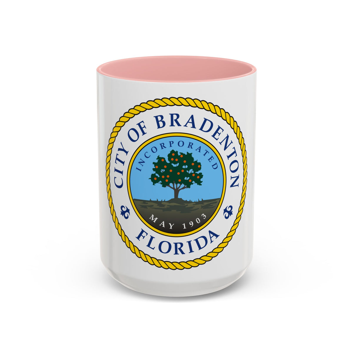 Seal of Bradenton Florida - Accent Coffee Mug
