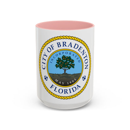 Seal of Bradenton Florida - Accent Coffee Mug