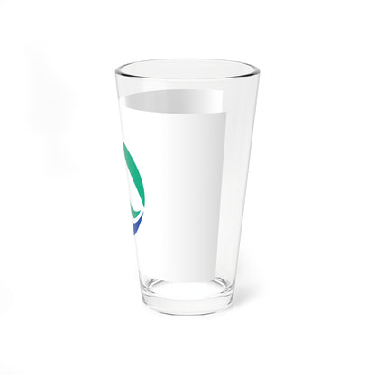 Flag of Kuwana Mie (Japan) Pint Glass 16oz
