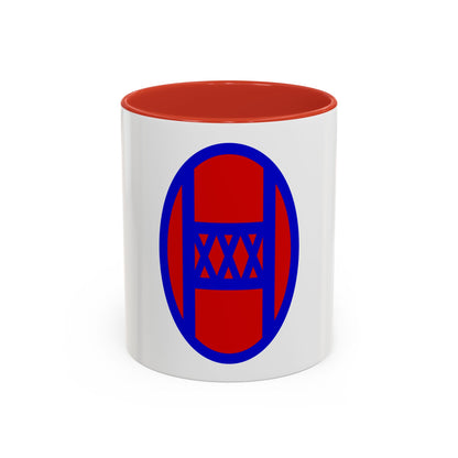 30th Infantry Division SSI (U.S. Army) Accent Coffee Mug